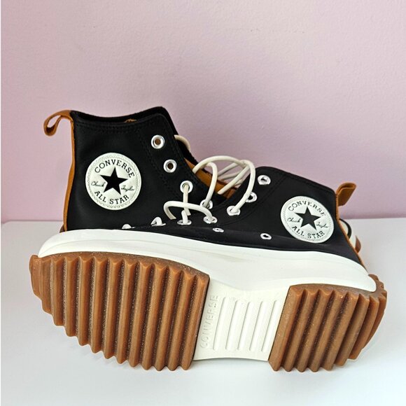 Converse Run Star Hike High Leather Shoes - Picture 6 of 7